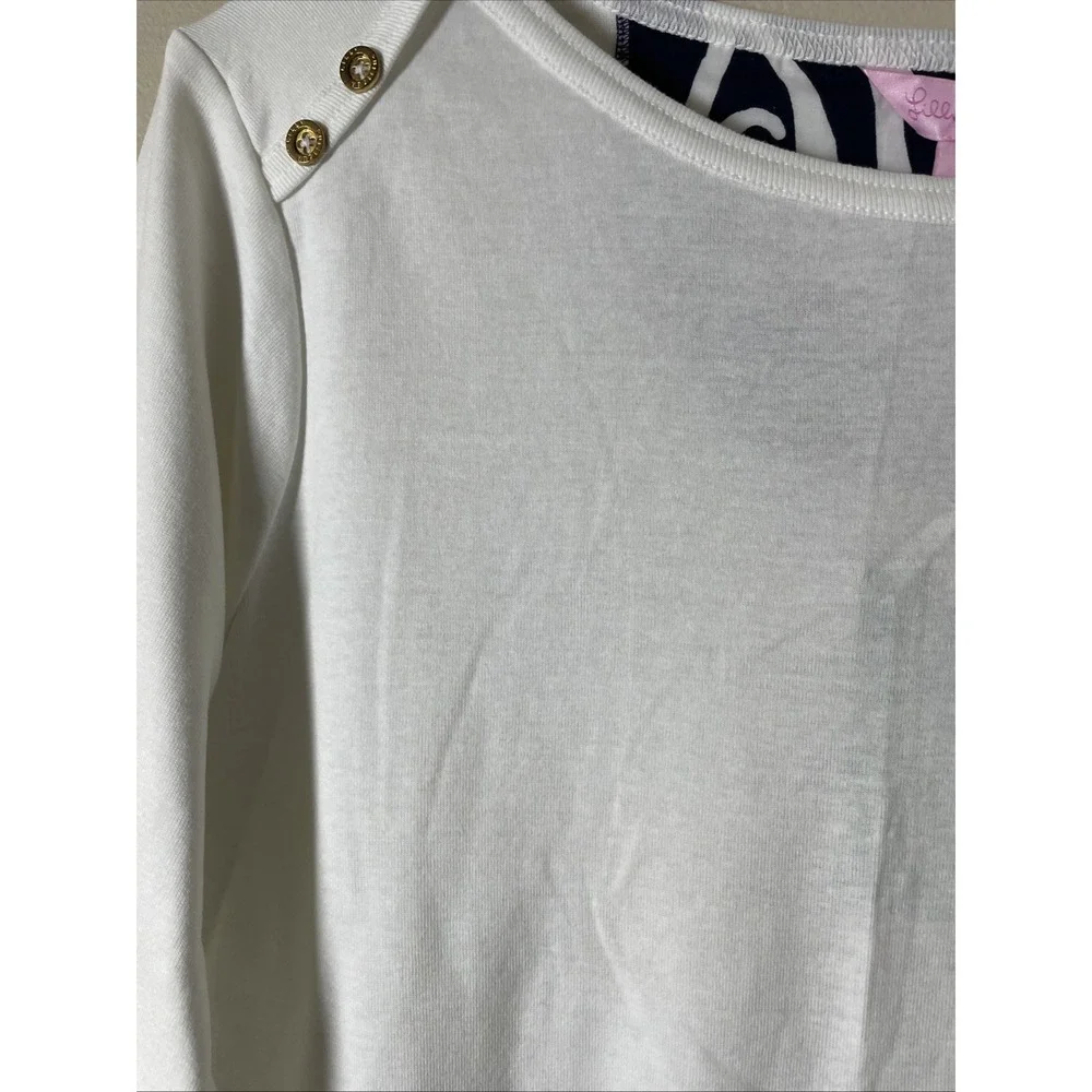Lilly Pulitzer Kathy Boatneck 3/4 Sleeve Pullover Top NWT Women's Size XL - Picture 4 of 12